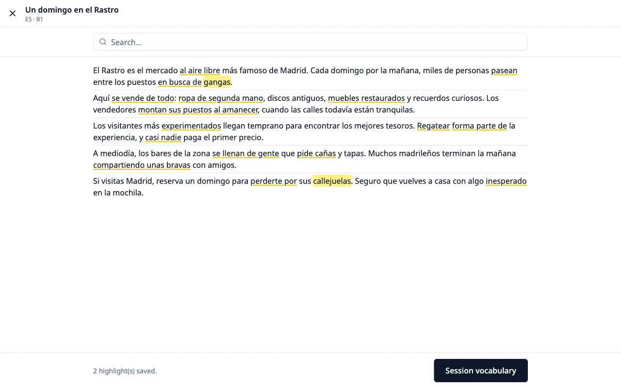 The Flicktionary extension popup on a news site with an “Import this article” button